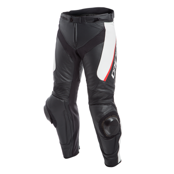 Dainese Delta 3 Leather Trouser White/Red
