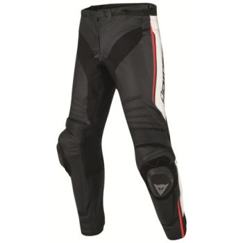 Dainese Misano Leather Trouser-Fluro Red